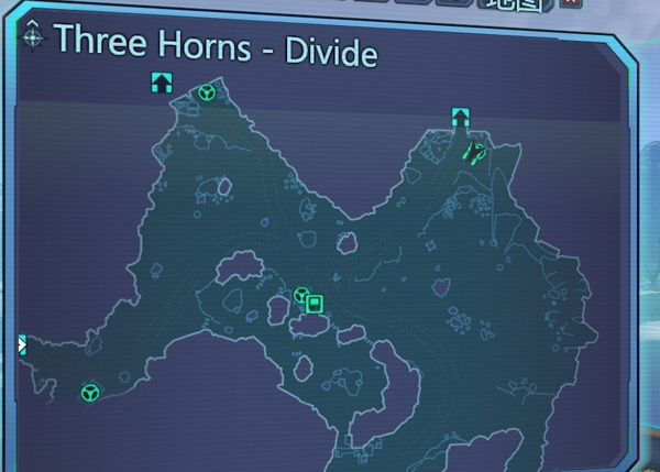 无主之地2Three Hours-Divide地图