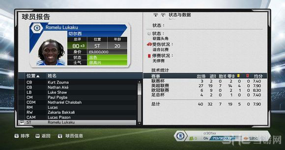 FIFA14中轴线球员怎么选择3