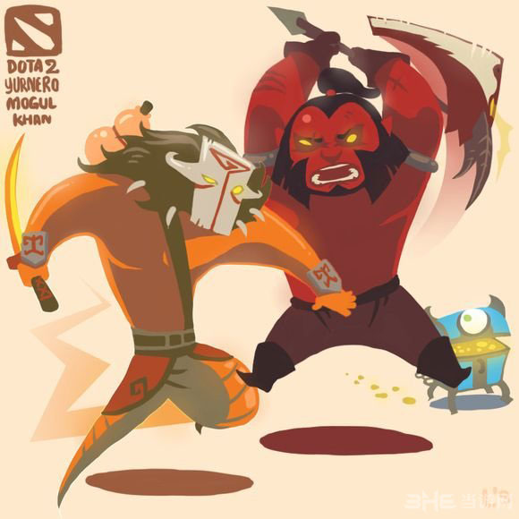 dota2 Q版壁纸
