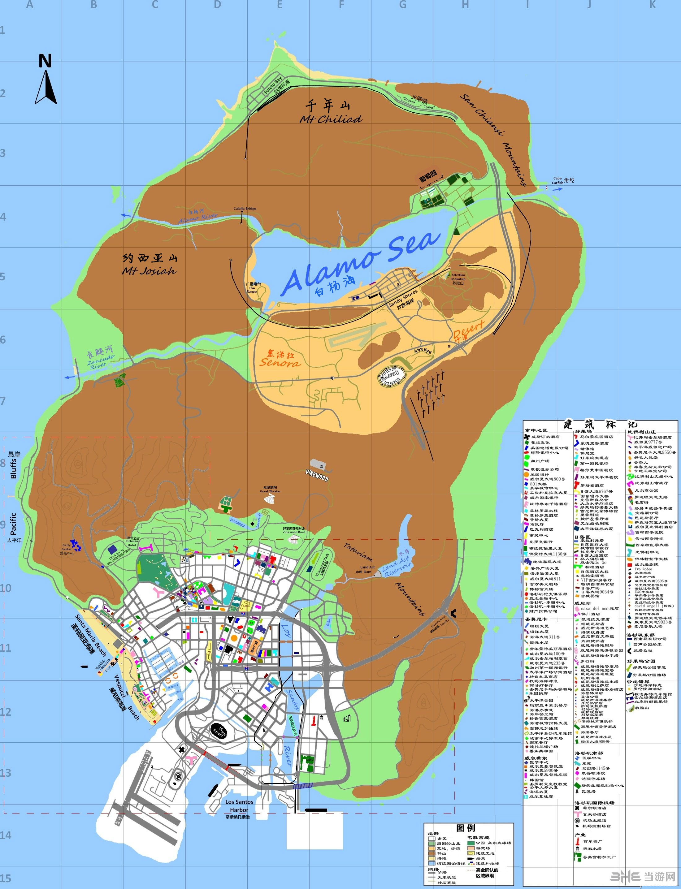 GTA5中文地图欣赏