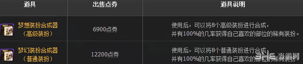 dnf梦想装扮合成器