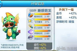睡眼萌龙满级属性