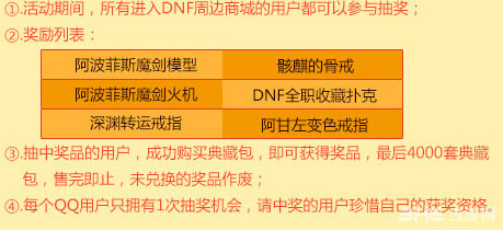 DNF暑假创新世纪典藏包活动攻略1
