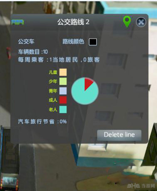 城市天际线公交路线颜色2