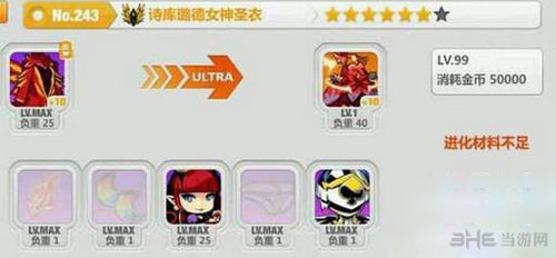 诗库璐德女神圣衣进化公式1