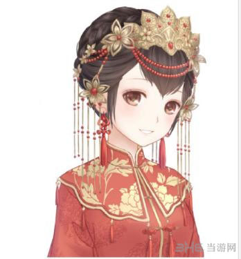 暖暖环游世界红妆牡丹婚纱套装2
