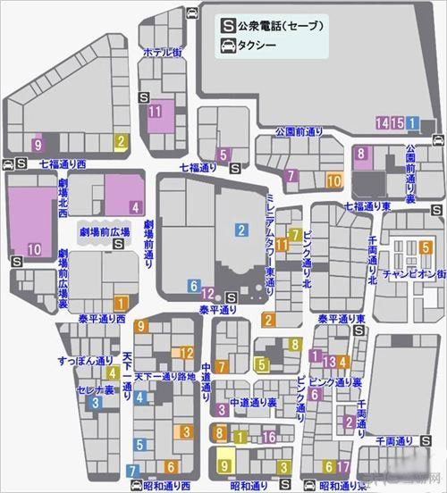 如龙极神室町地图1