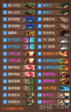 炉石传说奇迹猎卡组1