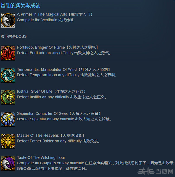 猎天使魔女steam成就列表图片1