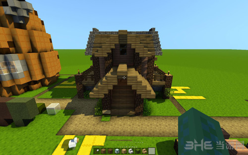 我的世界简易森林小屋建造过程截图1