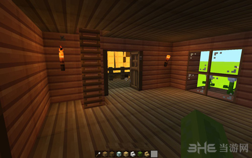 我的世界简易森林小屋建造过程截图9