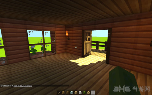 我的世界简易森林小屋建造过程截图10