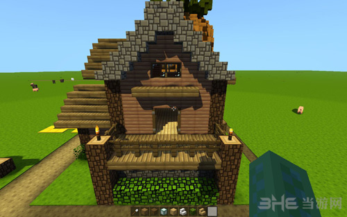 我的世界简易森林小屋建造过程截图7