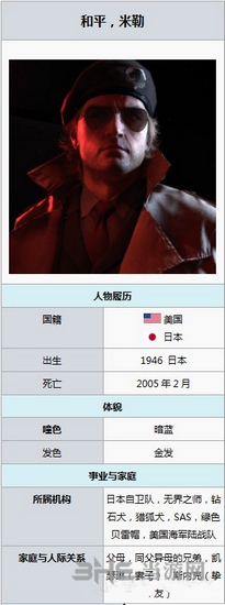 合金装备5幻痛米勒资料图片1