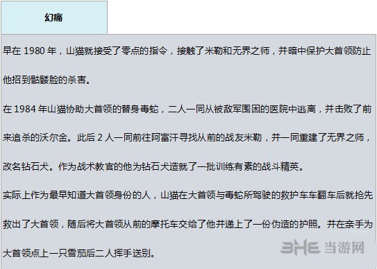 合金装备5幻痛帕兹资料图片8