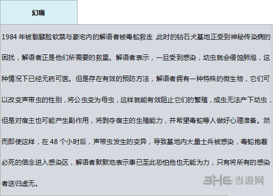 合金装备5幻痛密语者资料图片4
