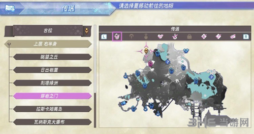 异度之刃2穿岩之门地图