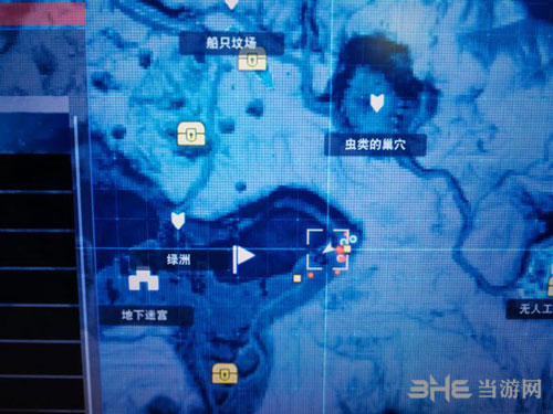 刀剑神域夺命凶弹星之泪位置地图截图2