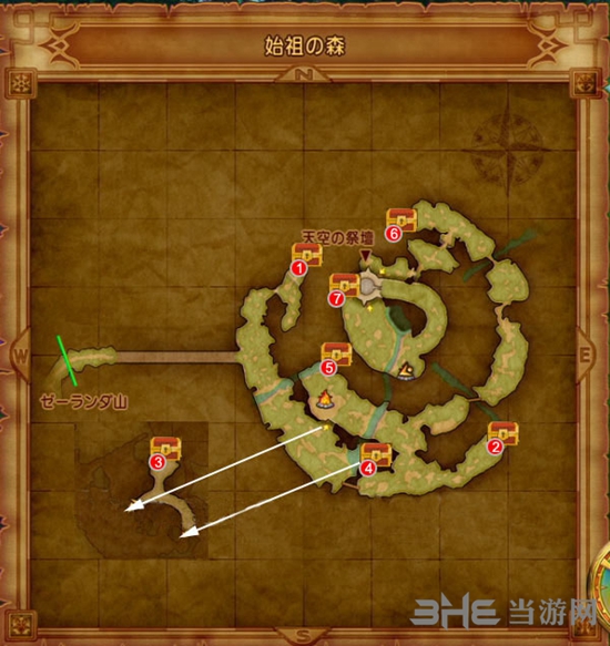 勇者斗恶龙11始祖森林地图