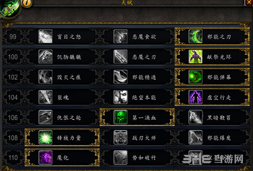 魔兽世界8.0浩劫DH天赋图片