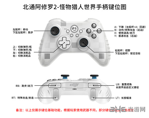 怪物猎人世界手柄游戏图片