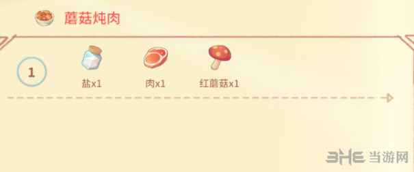 波西亚时光蘑菇炖肉配方图