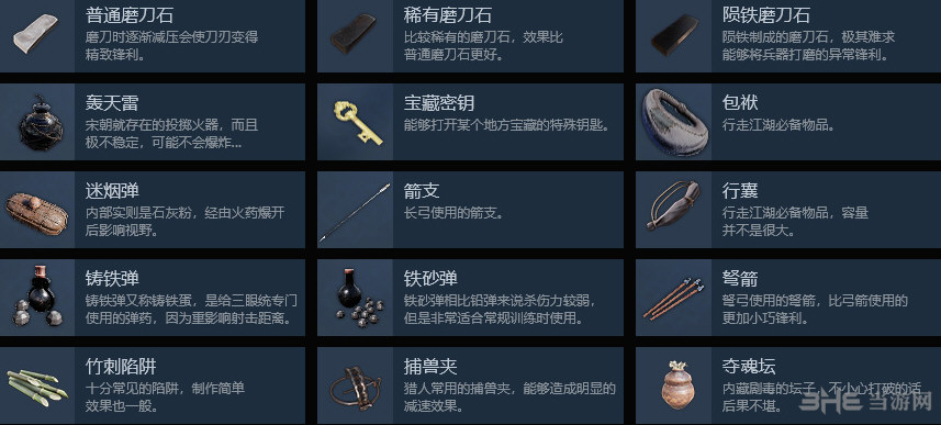 武侠乂所有道具一览2