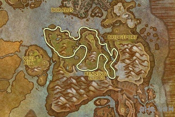 魔兽世界流波花苞采集路线2