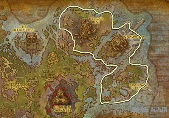 魔兽世界海潮茎杆采集地点图片2