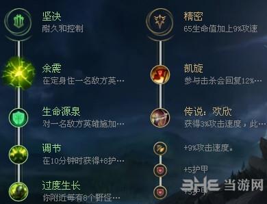 lol龙龟天赋符文图片