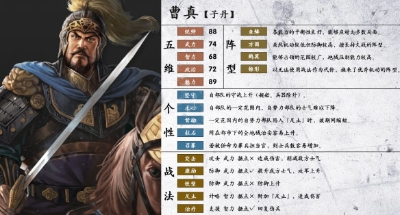 三国志14曹真图片