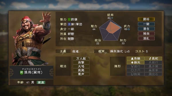 三国志张飞图片