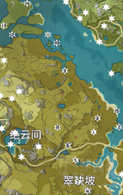 原神翠玦坡岩神瞳分布位置分享 原神翠玦坡岩神瞳分布位置分享