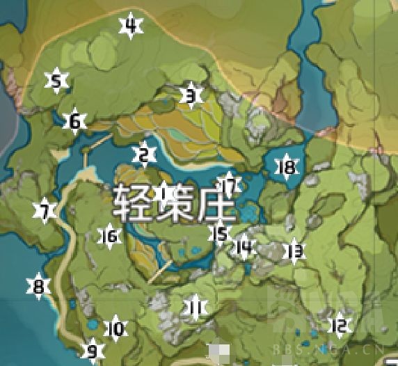 原神轻策庄岩神瞳分布位置分享 原神轻策庄岩神瞳分布位置分享