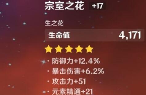 原神宗室之花五星圣遗物怎么获得