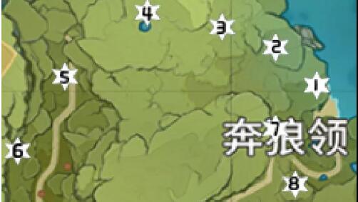 原神奔狼领风神瞳刷新位置一览