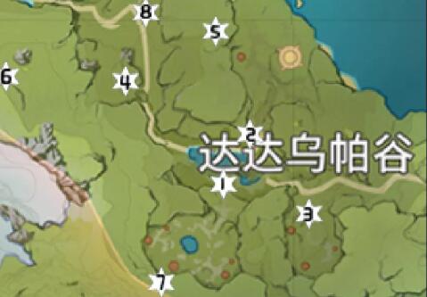 原神达达乌帕谷风神瞳刷新点一览 原神达达乌帕谷风神瞳刷新点一览