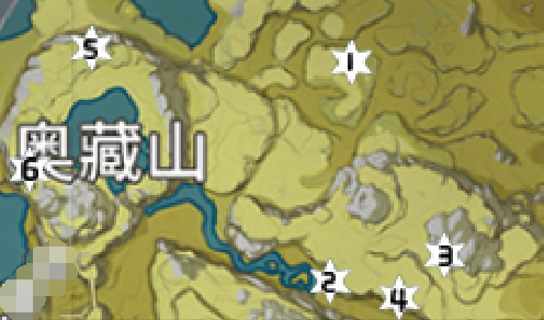 原神奥藏山岩神瞳在什么位置