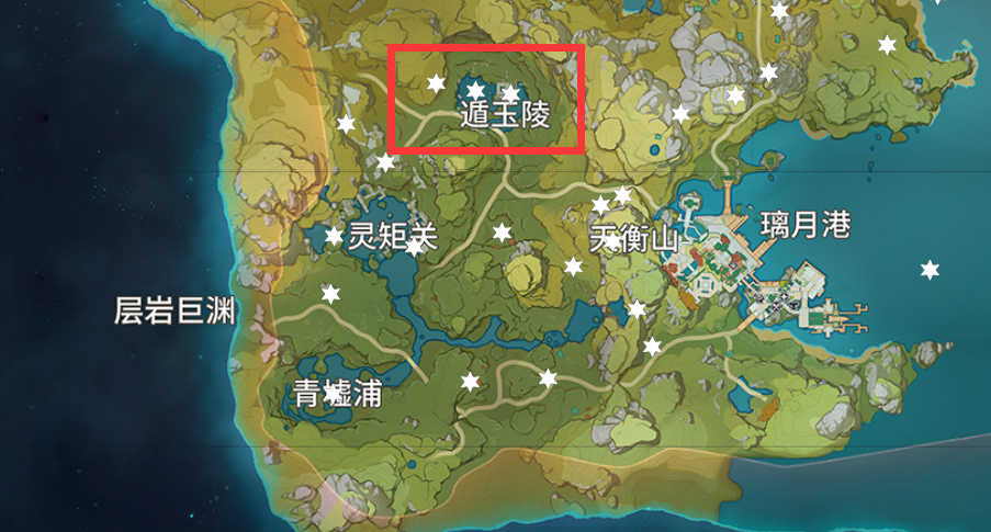 原神遁玉陵岩神瞳分布位置分享 原神遁玉陵岩神瞳分布位置分享