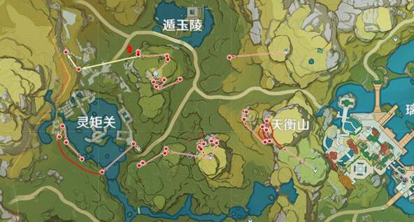 原神琉璃袋采集路线分享 原神琉璃袋采集路线分享