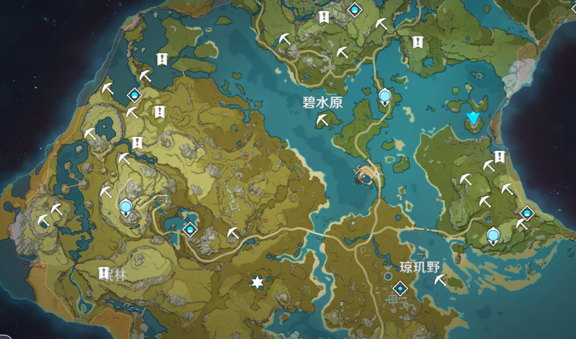 原神璃月地灵龛位置一览