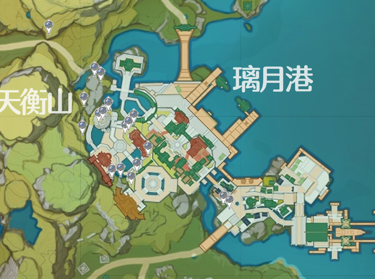 原神璃月区域特产分布位置一览