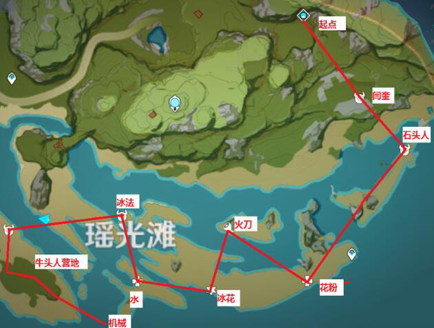 原神五条锄地路线推荐