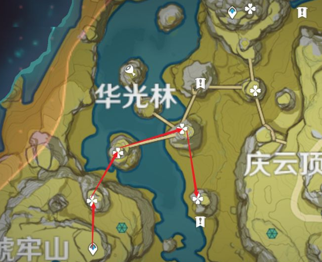 原神清心快速采集路线推荐 原神清心快速采集路线推荐