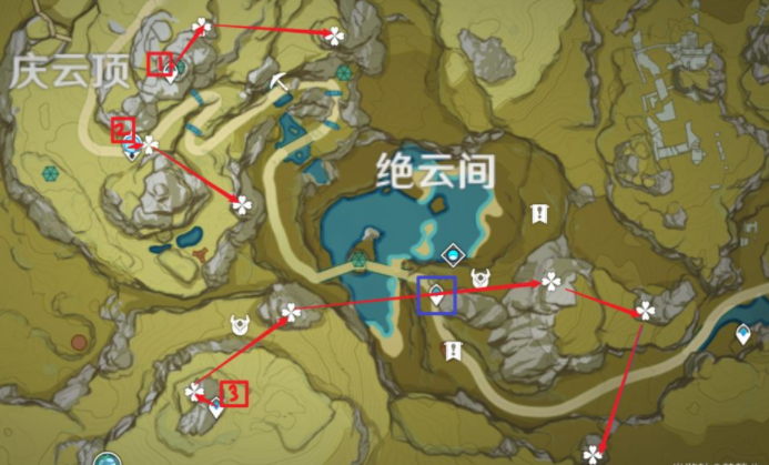 原神清心快速采集路线推荐 原神清心快速采集路线推荐