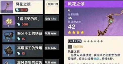 原神风花之颂适合给哪些角色使用 原神风花之颂适合给哪些角色使用