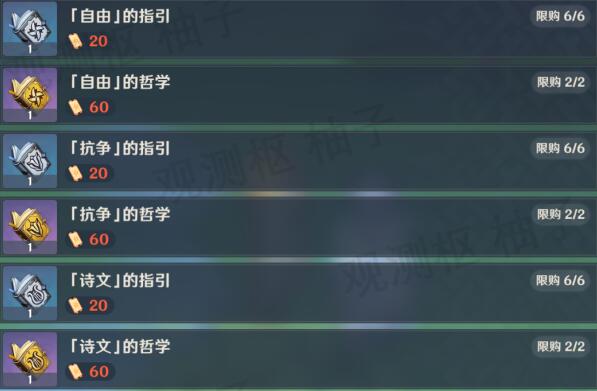 原神风花节活动商店优先兑换什么 原神风花节活动商店优先兑换什么