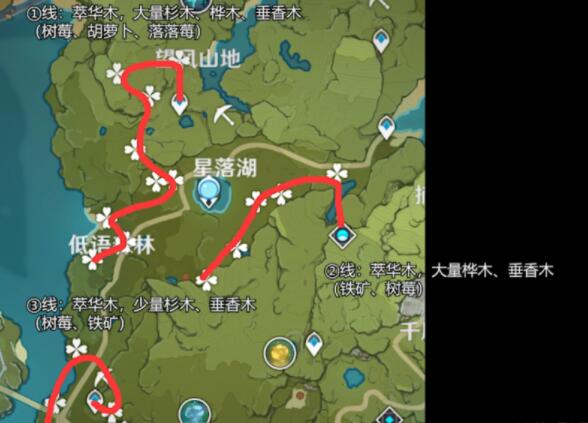 原神1.5家园木材采集位置一览 原神1.5家园木材采集位置一览