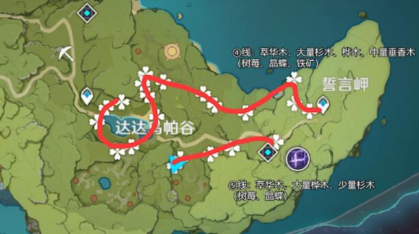 原神1.5家园木材采集位置一览 原神1.5家园木材采集位置一览