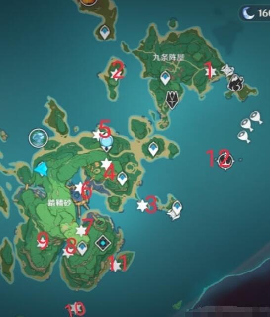 原神神无冢雷草宝箱寻找位置详解 原神神无冢雷草宝箱寻找位置详解
